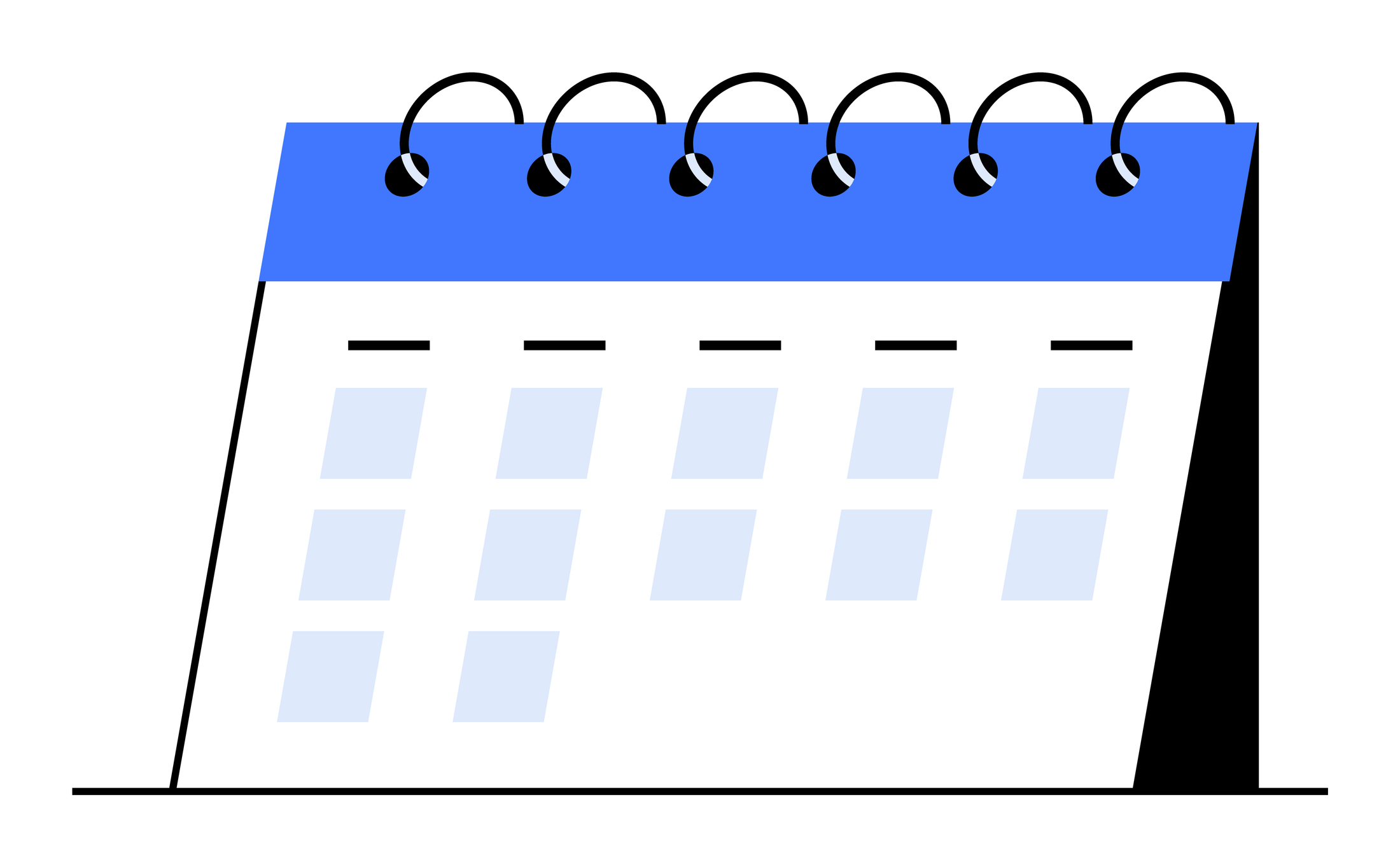 Spiral-Bound Desk Calendar for Efficient Time Management and Organization seasonal admin support services